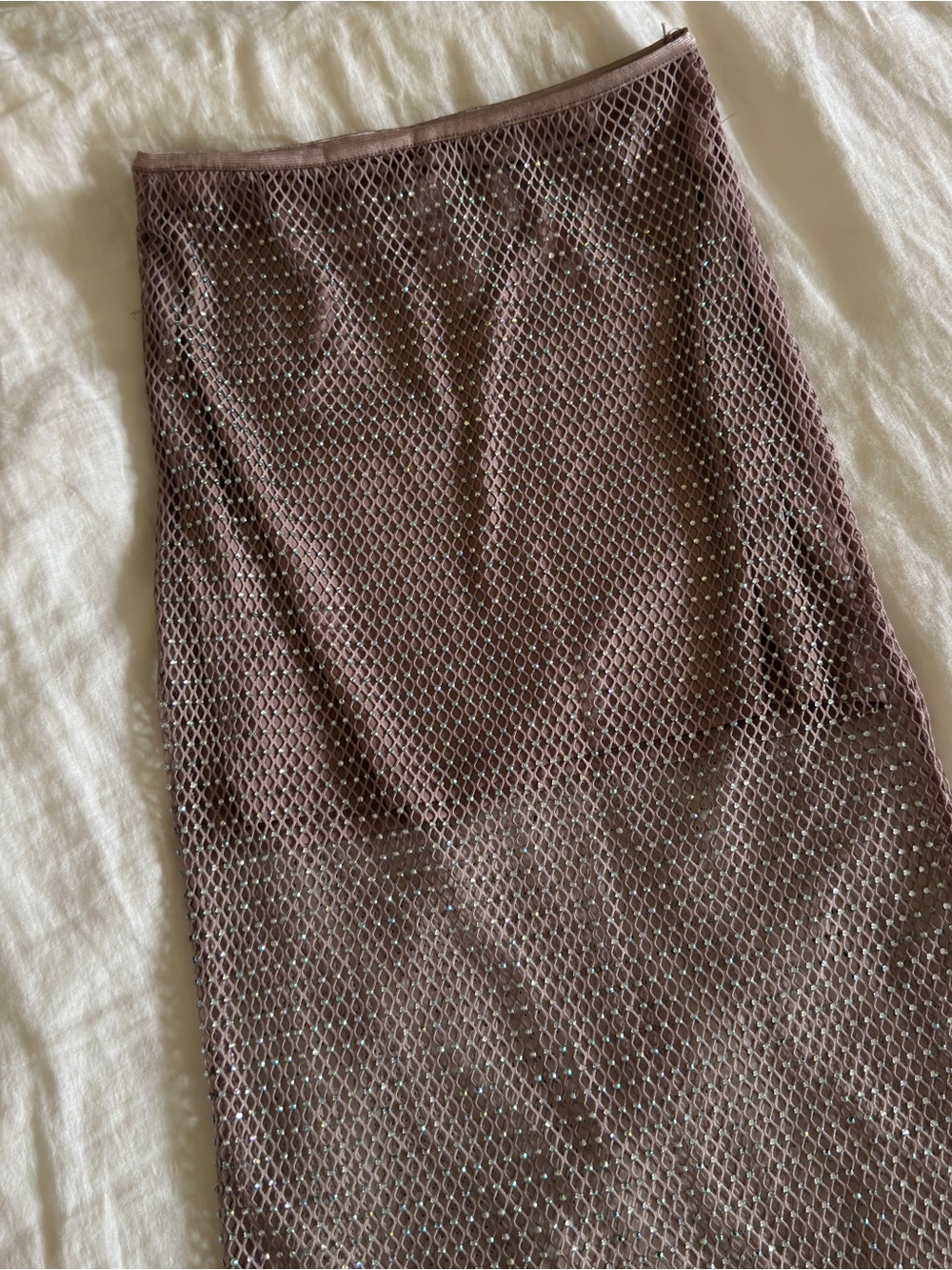 Dynamite Mesh Rhinestone Tank Maxi Skirt Set - Picture 12 of 13